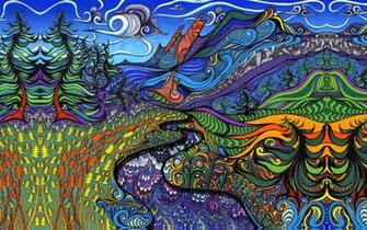Psychedelic Fine Art Wallpaper Cartoon