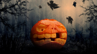 Wallpaper Halloween Pumpkin