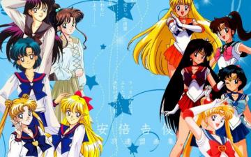 Sailor Moon Wallpaper Stock Photos