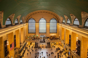 Grand Central Station Golden Windows Wallpaper