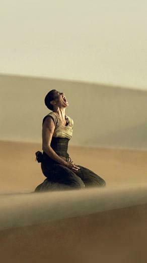 Madmax Furiosa Charlize Theron Film iPhone Se Wallpaper