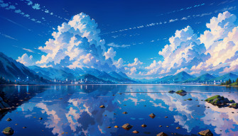 Anime Landscape HD Wallpaper And Background