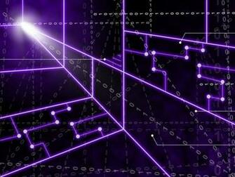 Photo Laser Circuit Background Shows Bright Energy Wallpaper