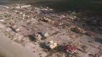 Aerial Shows Catastrophic Damage In Mexico Beach Fl Cnn Video