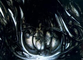 Biomechanical Landscape Sack Science Fiction H R Giger Wallpaper