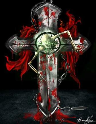 Skulls And Crosses Wallpaper