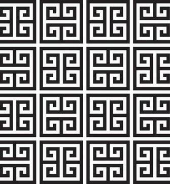 Jonathan Adler Greek Key Wallpaper Graphic Design