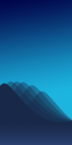 Blue Mountain Gradient By Ongliong11 On iPhone