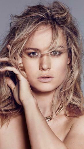 Brie Larson Beautiful Face Wallpaper