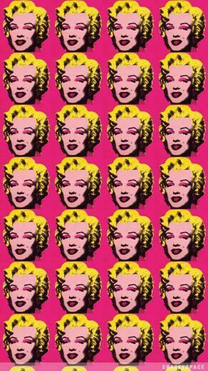 Marilyn Monroe iPhone Wallpaper Background Pop Art