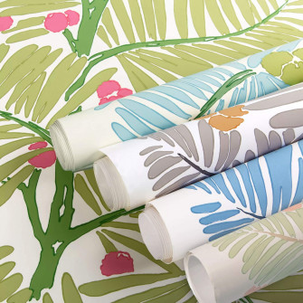 Brunschwig Fils Majorelle Palmar Wallpaper Spring Us Wall Decor