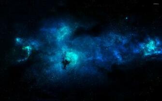 Blue Nebula Wallpaper Space