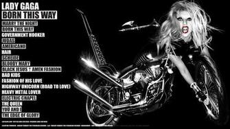 Lady Gaga Born This Way Cover Wallpaper