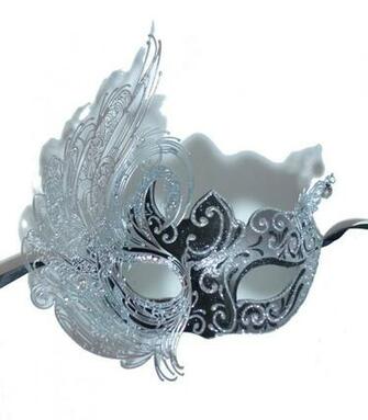 Silver Venetian New Year S Masquerade Mask Mardi Gras