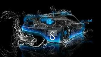 Car Blue Neon Wallpaper Design By Tony Kokhan El