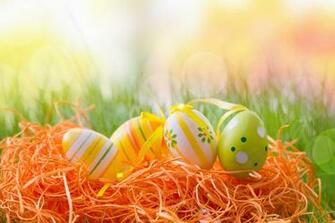 Easter Egg Nest HD Wallpaper To Your Mobile Phone Or Tablet