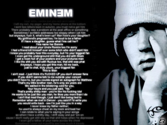 Hes So Real When He Rhymes Eminem Wallpaper Music