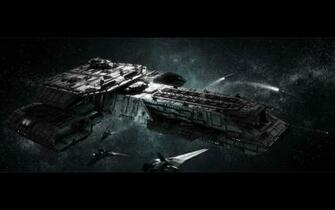 Stargate Spaceships Wallpaper