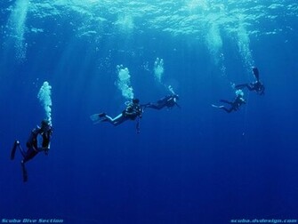 Wallpaper Scuba Diving Underwater Photo