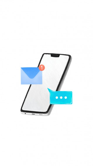 Smartphone Texting Bubble HD Wallpaper Photo Illustration