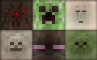 Crepeer Zumbi Aranha Esqueleto Ghast Enderman