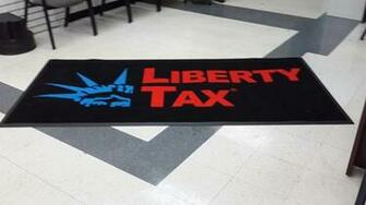 Liberty Tax Logo Vector Custom Rug Delivered To