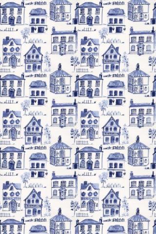 Ruth Van Der Grinten On Tissus Delft Wallpaper
