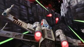 Death Star Wars X Wing Artwork Digital Art Wallpaper