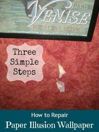 Repair Paper Illusion Wallpaper Tips And Tricks