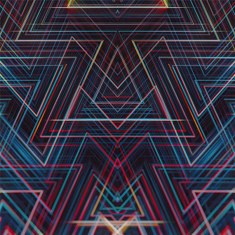 Lines Symmetry Geometry 4k iPad Wallpaper