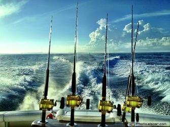 Fishing Rods With Fishermen And Boats Elsoar