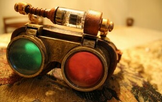 Steampunk 3d Glasses HD Wallpaper