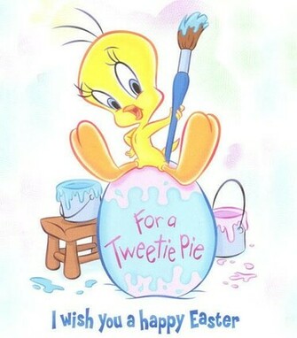 Happy Easter Tweety Graphics Code Comments