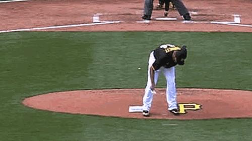 Rosin Bag Fail Baseball Gifs Gif