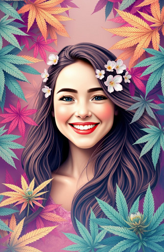 Girl Weed Wallpaper