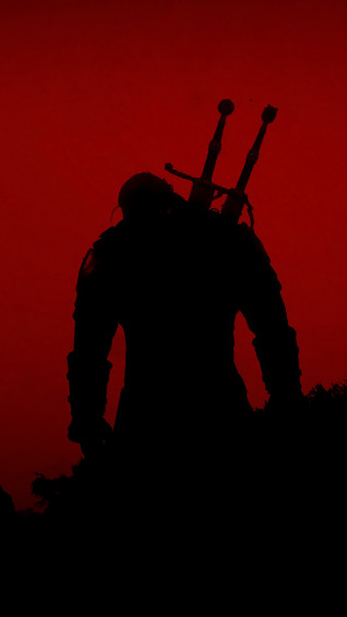 The Witcher iPhone Wallpaper I Geralt Minimal