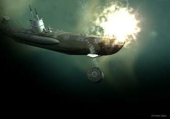 U Boat Underwater Computer Wallpaper Desktop Background
