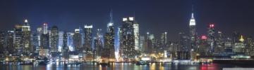 Chicago Skyline For Dual Monitors Wallpaper