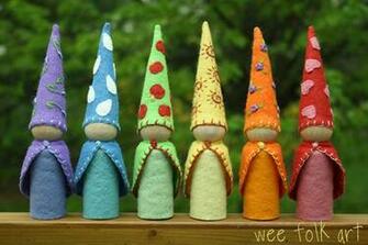 Rainbow Gnomes Desktop Wallpaper Wee Folk Art