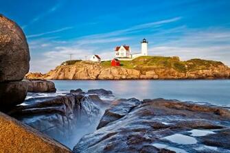 Lighthouse York Maine Desktop And Mobile Wallpaper Wallippo