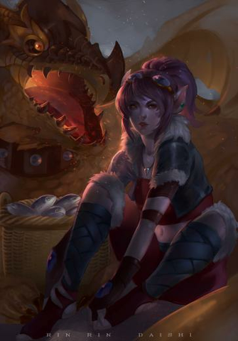 Dragon Trainer Tristana By Rinrindaishi