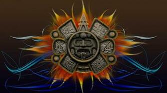 Aztec Calendar Wallpaper