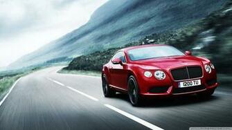 Red Bentley Continental 4k HD Desktop Wallpaper For