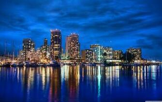 Waikiki Skyline At Night 4k HD Desktop Wallpaper For Ultra