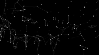 Abstract Line And Dot Technological Technical Background Loop