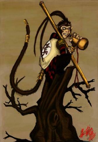 Chinese Zodiac Monkey Color By Thevakien