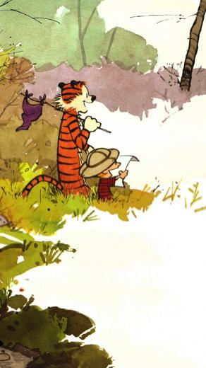 Calvin And Hobbes iPhone