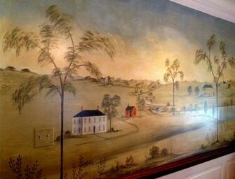 Loved Seeing This Mural In The Style Of Rufus Porter Earlier