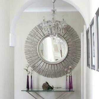 Plain White Wall Paint Color Background With Crystal Chandelier Also