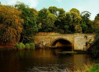 Warkworth Bridge By Biffobear Caedes Desktop Wallpaper